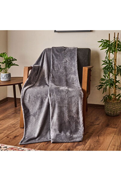 ASPARTAM Soft Wellsoft Tv Blanket - Gray - 120X160 cm
