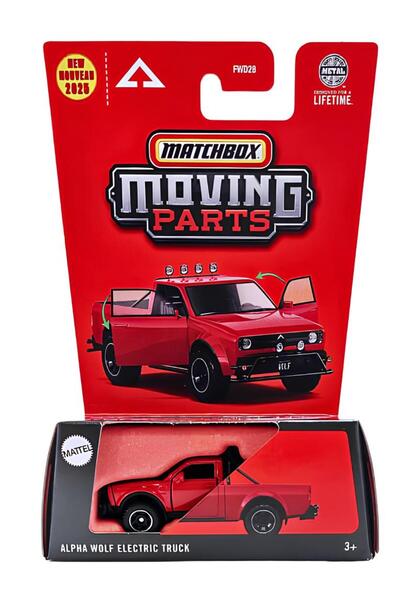 Matchbox 1:64 Arabalar Alpha Wolf Electric Truck JBW64