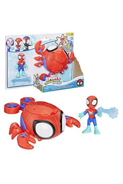 Marvel Spidey ve Arkadaşları Su Ağı Figür Oyun Seti Spider Crab G1464