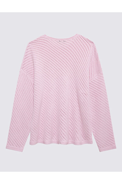 Marks & Spencer Pamuklu Zengin Pointelle Örme Üst