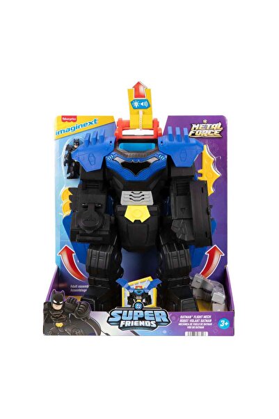 Imaginext Sesli ve Işıklı DC Metal Force Super Friends Batman Uçuş Aracı JDL03