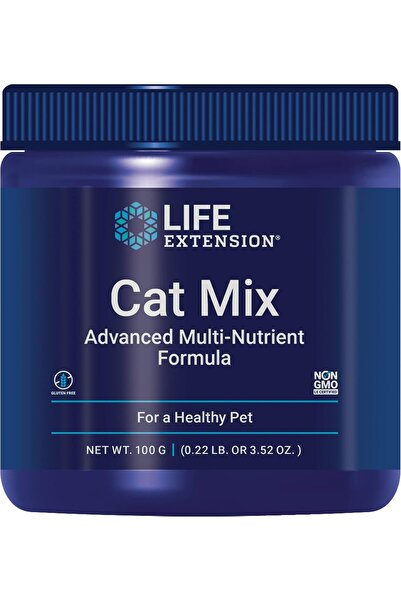 Life Extension مكمل غذائي للقطط لصحة القلب والكلى والأمعاء، 100 غرام (85 حصة)