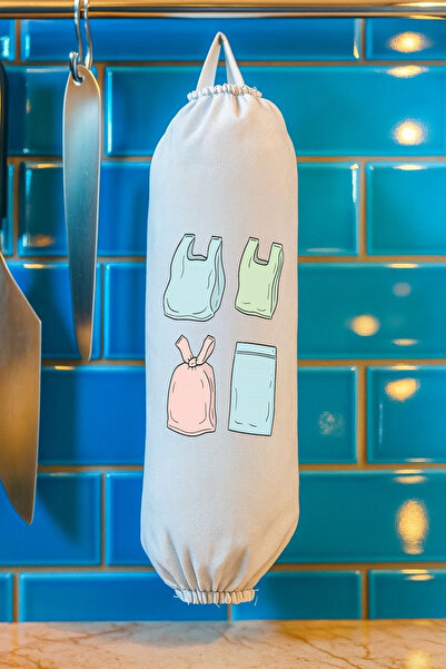 Boom town Poşetlik & Poşet Düzenleyici – Poşet Organizeri,bez poşetlik,Mutfak Poşet Düzenleyici 1 adet