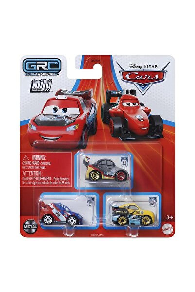 CARS Mini Karakter Arabalar Üçlü Paket HXY62