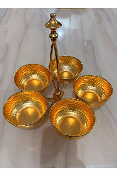 ALMASA Golden pentagonal nut plate