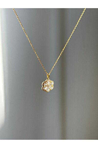 YOUES JEWELRY 316l Çelik 14K Renk Kadın Kolye