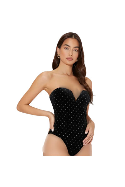 Fstyle Bodysuit bustier with an open design, a wonderful addition to the distinctive shape of the body. It can be used with clothes such as jeans, coats, etc.