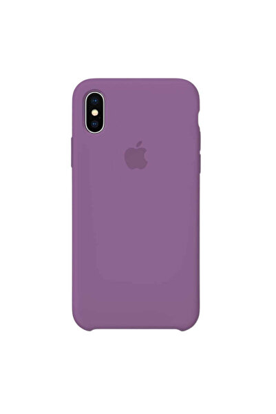 Apple Silicone Case for iPhone Xs, New Purple