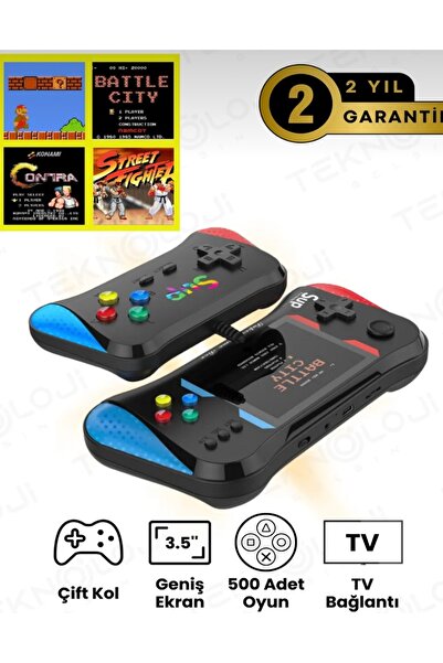 miagift 520 Oyun Retro sup konsolu x7m 3,5 inç ekran video oyunlari hd/av çık...