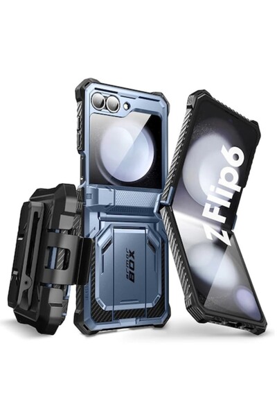 Velo Carcasă pentru Samsung Galaxy Z Flip6 cu protecție pentru ecran (W3572)