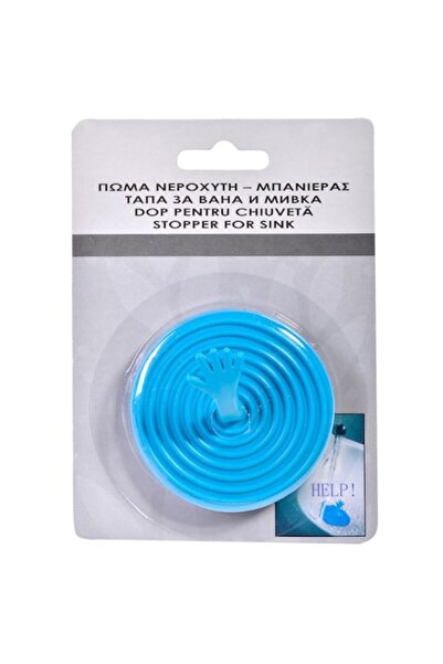 SHOPIENS Dop de plastic cu mâner, ideal pentru chiuvetă sau cadă, 6 cm