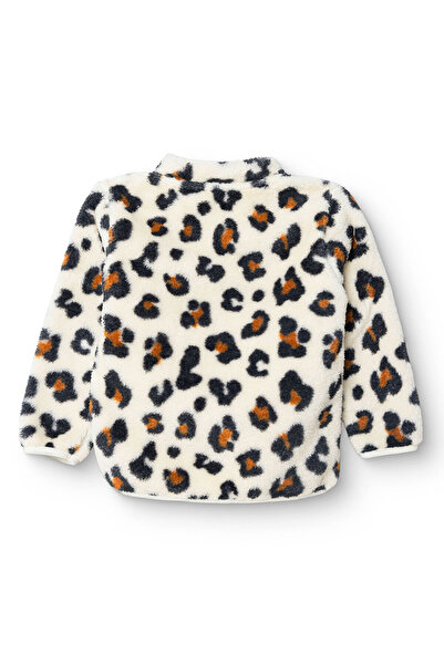 ebebek Hello Baby HelloBaby Kız Bebek Leopar Welsoft Hırka Peluş Uzun Kol