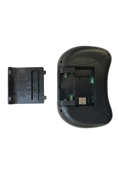 Generic لوحة مفاتيح لاسلكية صغيرة مع لوحة لمس باللون الأسود