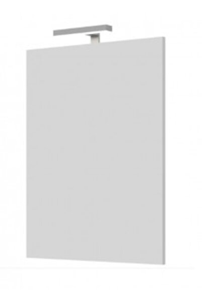 SAVINIDUE Oglindă de baie, Savini Due reversibilă cu lampă LED, 60 x 80 cm