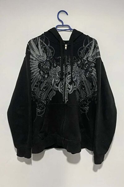 Karakedi Φούτερ Unisex με φερμουάρ Harajuku Gothic South Pole Y2k