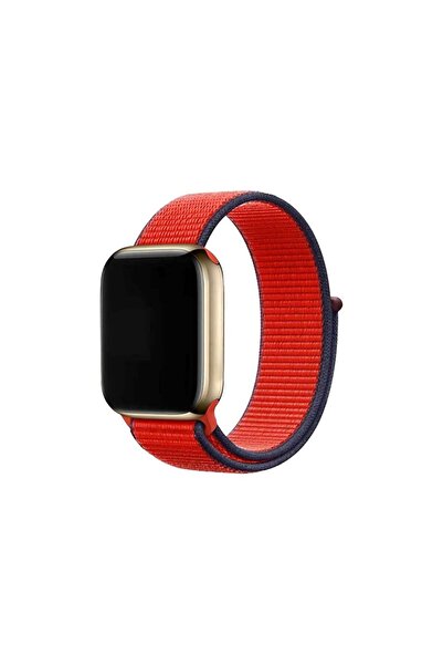 Apple Curea Ceas Watch Nylon Red Wood 42/44/45/46/49mm