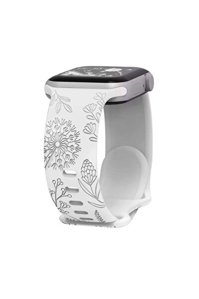 Apple Curea Ceas Watch Silicon Dandelion White 38/40/41mm