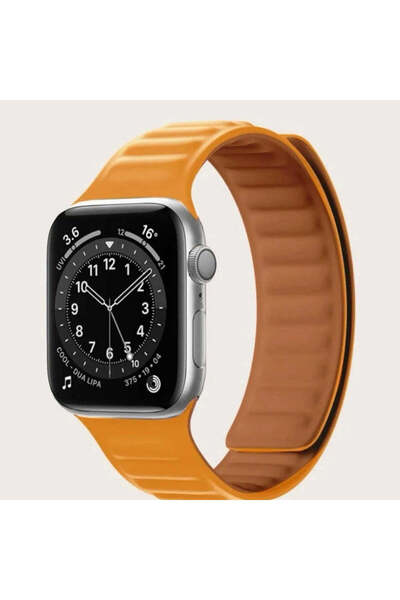 Apple Curea Ceas Watch California Silicon Yellow 38/40/41mm