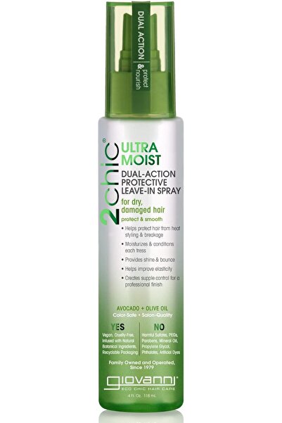 Giovanni 2chic Ultra-Moist Dual Action Protective Leave-In Spray, 4 oz.