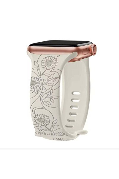 Apple Curea Ceas Watch Silicon Sunflower Starlight 38/40/41mm