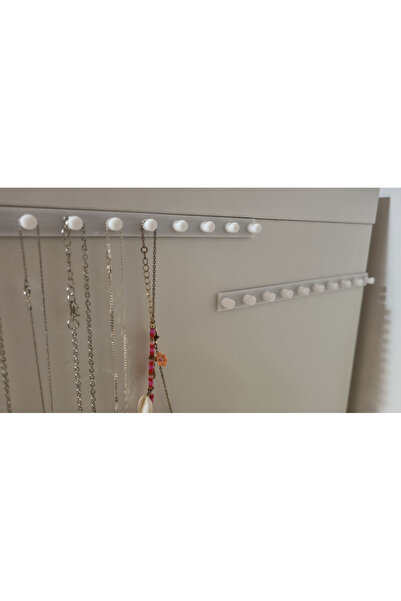 Figürlab Takı Kanca Rayı Organizer Askılık 10 Bölmeli Askılık