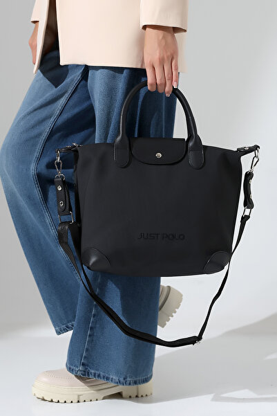 Just Polo حقيبة يد وكتف نسائية مقاس: 28 × 41 سم