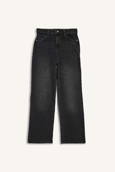 DeFacto 90's Wide Leg Yüksek Bel Uzun Jean Pantolon F2943AX25WN