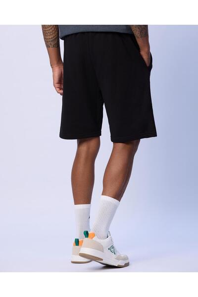 Kappa Gianni Short Erkek Siyah Comfort Fit Şort