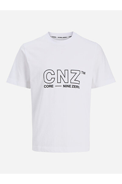 Jack & Jones تي شيرت مطبوع عليه علامة JCOCNZ التجارية