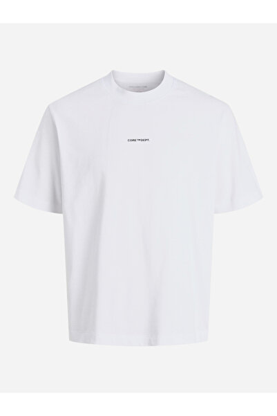 Jack & Jones JCOCOVER Script Back Crew Neck T-Shirt