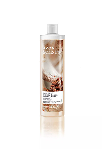 AVON كريم الاستحمام سينسز إندولجنت بالكاكاو المخفوق - 500 مل