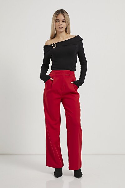 Arma Life Armalife 3108 Beli Elastic Cirt Closure Palazzo Women's Pants