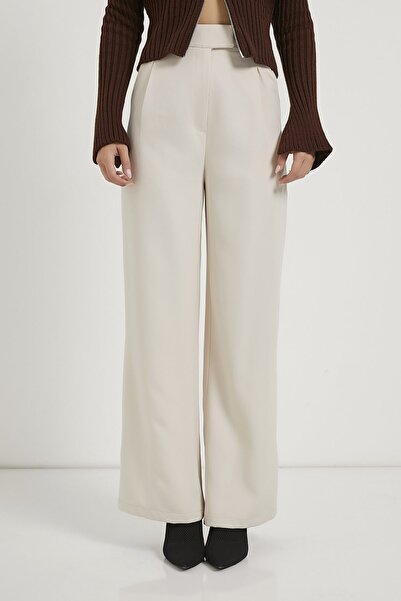 Arma Life Armalife 3108 Beli Elastic Cirt Closure Palazzo Women's Pants