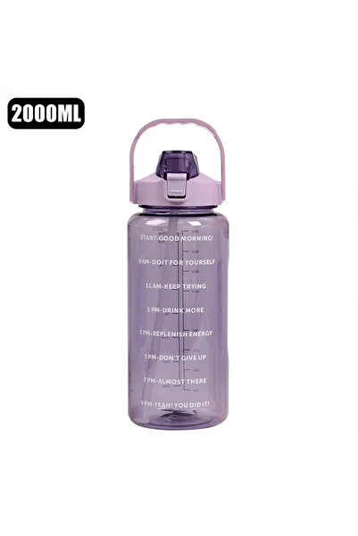 Choice غلاية بلاستيكية كبيرة محمولة للسفر بسعة 2 لتر، أرجوانية اللون، سعة 2 ل...