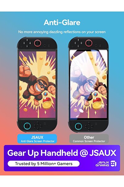 jsaux 2-Pack Anti-Glare Screen Protector for Nintendo Switch 2