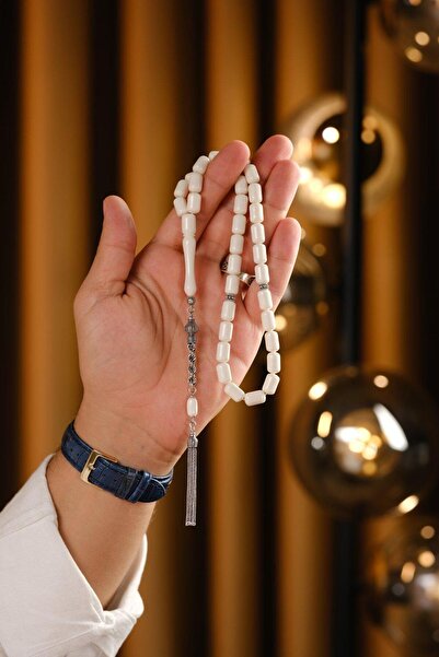 dergah tesbih De-ve Ke-miği Gümüş Tasarım Tesbih