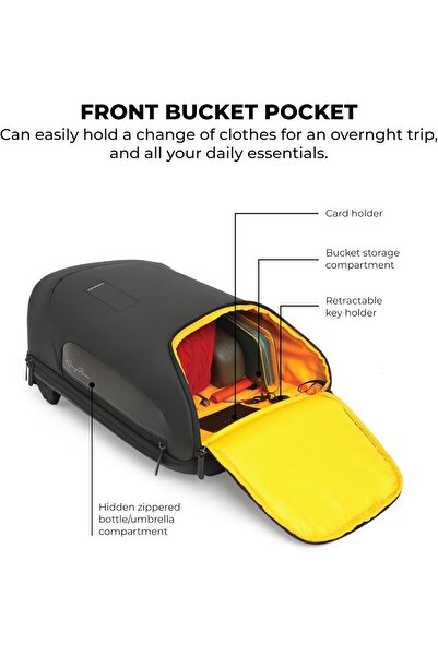MOKOBARA حقيبة ظهر ترانزيت للجنسين والبالغين