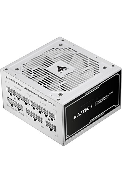 Aztech OMEGA 1250W 80+ Platinum Fully Modular PSU, ATX 3.0, PCIe 5.1, Zero RP...
