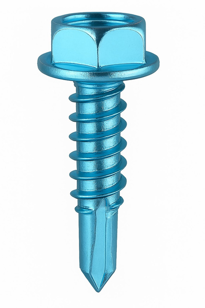 OEM Surub autoforant cap hexagonal DIN 7504K 6.3x16 otel zincat - cutie 500 buc