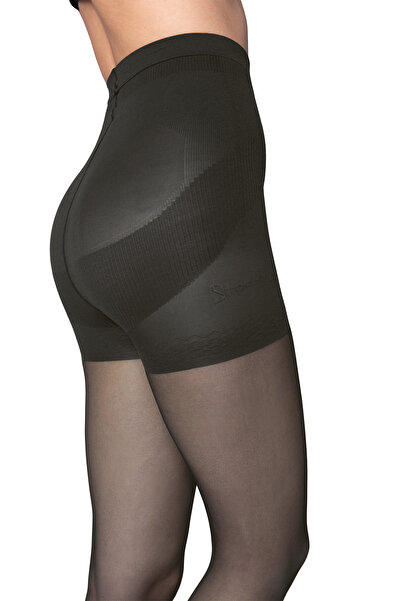 PETRA-ELISA PRESS UP shaping tights, 140/20 DEN, Black, S