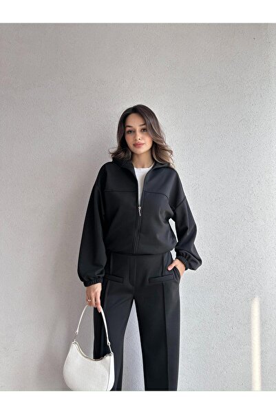 Mooi Butik Hagri̇d Suit 8005 - Black