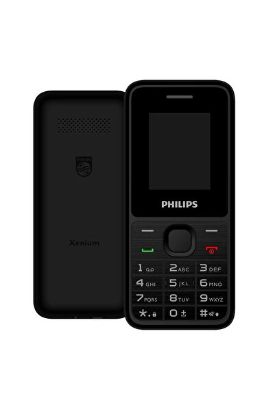 Philips Xenium E2125 1.77'' Çift Sim Kartlı Kamerasız Tuşlu Siyah EL Fenerli Asker Telefonu