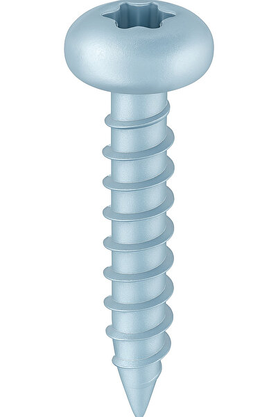 OEM Surub pal si lemn cap bombat TORX 3 x16 otel zincat alb - cutie 1000 buc