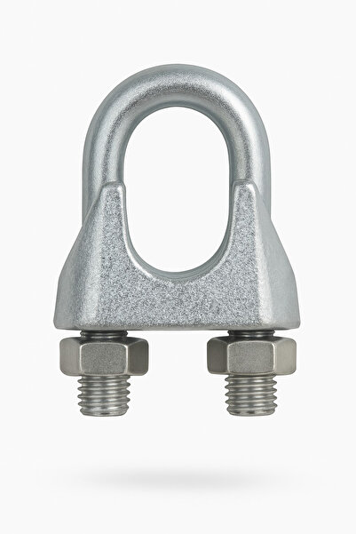 OEM Brida cablu DIN 741 10 mm otel zincat - cutie 100 buc