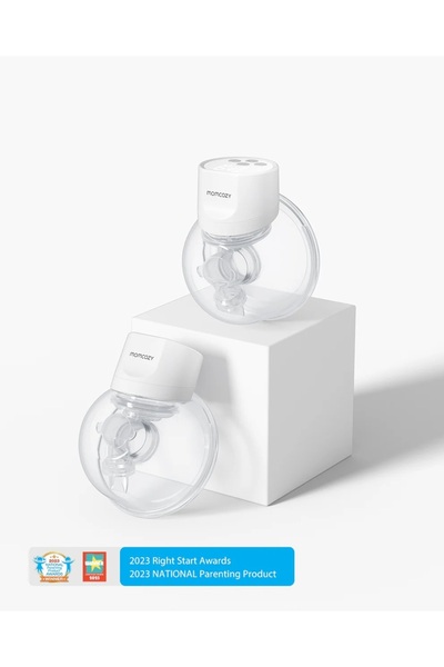 Momcozy Pompa de san Portabila DUBLA – S12 Pro Maxima Eficacitate – Alb 2 buc