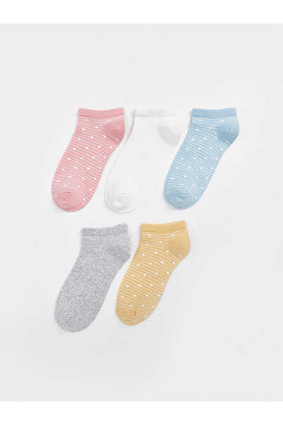 LC Waikiki Ciorapi pentru femei LCW DREAM cu model roz, pachet de 5