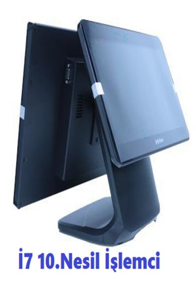 Jetview 18.5" İ7 10.NESİL 8 GB RAM 128 SSD 13.3 ÇİFT EKRAN ALL IN ONE POS PC (JPC-10700D)