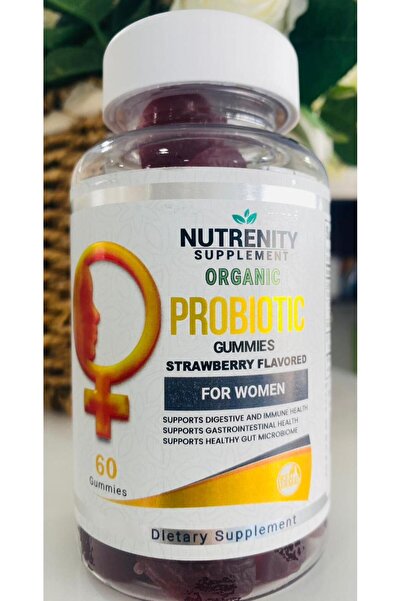 NUTRENITY SUPPLEMENT حلوى البروبيوتيك العضوية للنساء