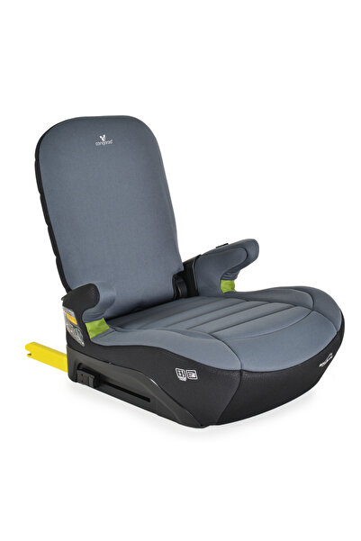 Cangaroo Inaltator auto Space Gray 125-150 cm cu spatar rabatabil,Fixare cu ISOFIX,Certificare I-Siz
