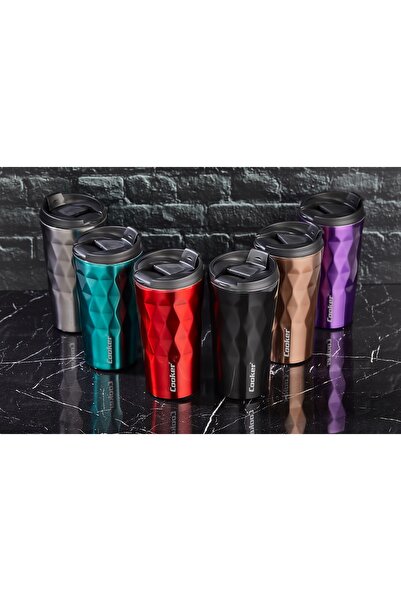 Go İthalat Ckr-2048 350ml Steel Mug Thermos Cup Colorful (4457)